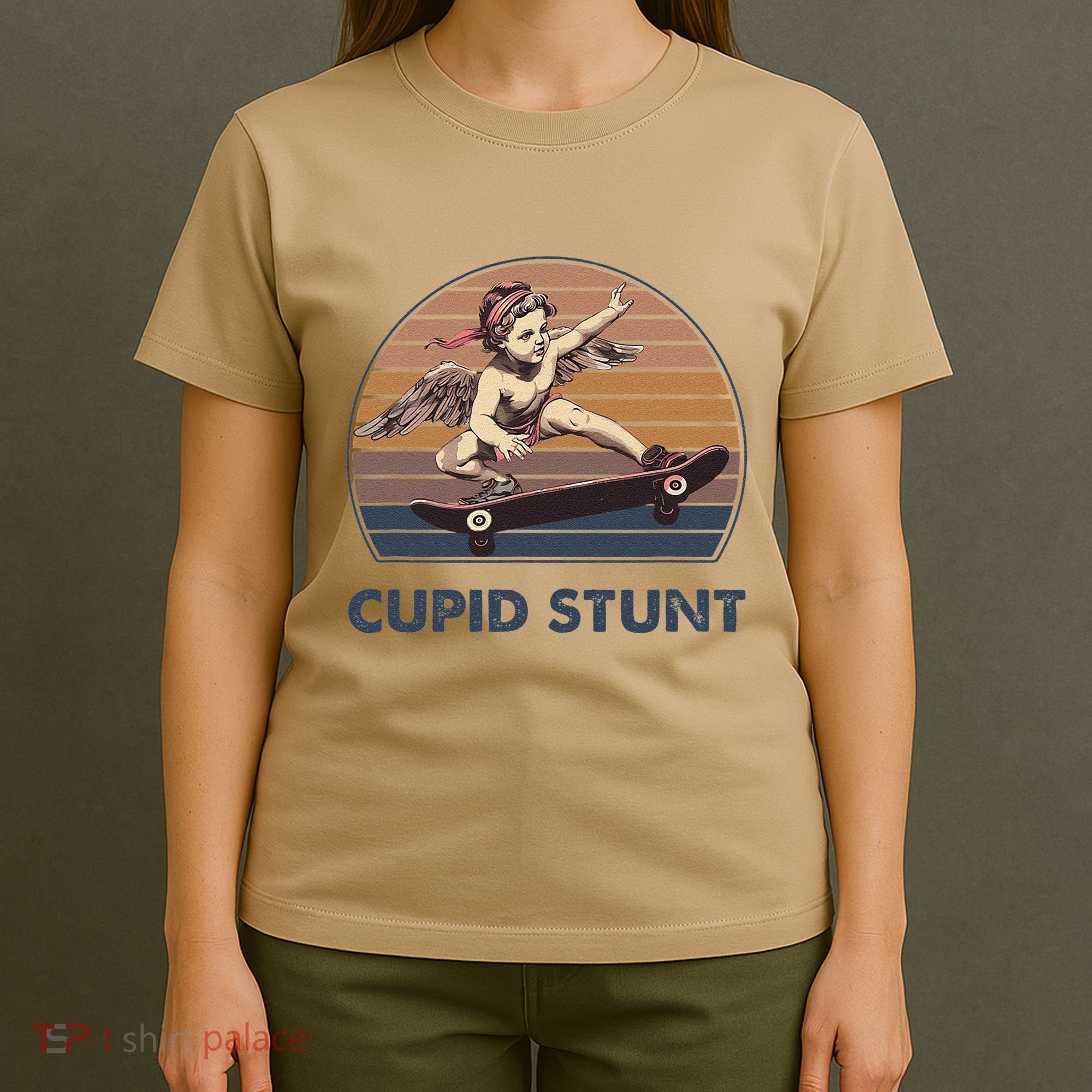 Cupid Stunt Unhinged Cringe Funny Inappropriate Embarrassing Gift T-Shirt