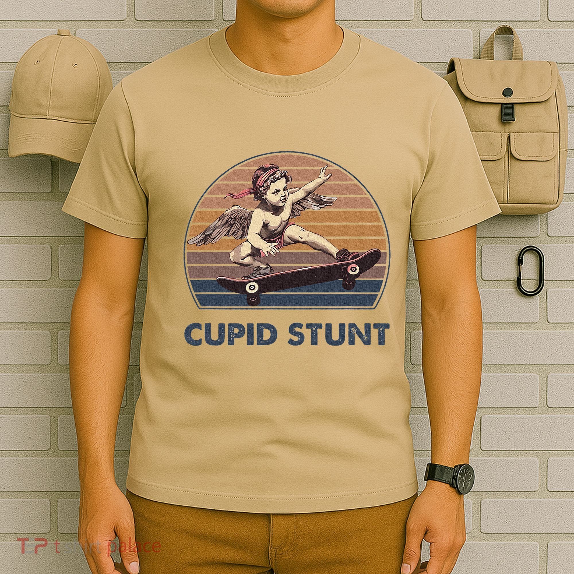Cupid Stunt Unhinged Cringe Funny Inappropriate Embarrassing Gift T-Shirt