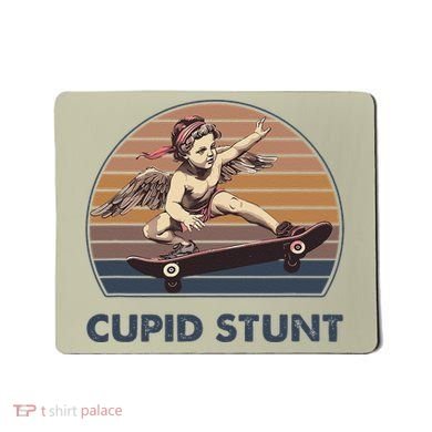 Cupid Stunt Unhinged Cringe Funny Inappropriate Embarrassing Gift Mousepad