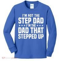 Cool Step Up Dad For Father Worlds Best Stepdad Ever Kids Long Sleeve Shirt thumb 0