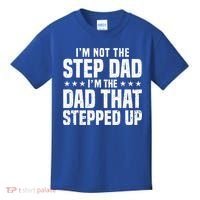 Cool Step Up Dad For Father Worlds Best Stepdad Ever Kids T-Shirt thumb 0