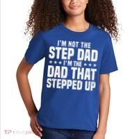 Cool Step Up Dad For Father Worlds Best Stepdad Ever Kids T-Shirt thumb 2