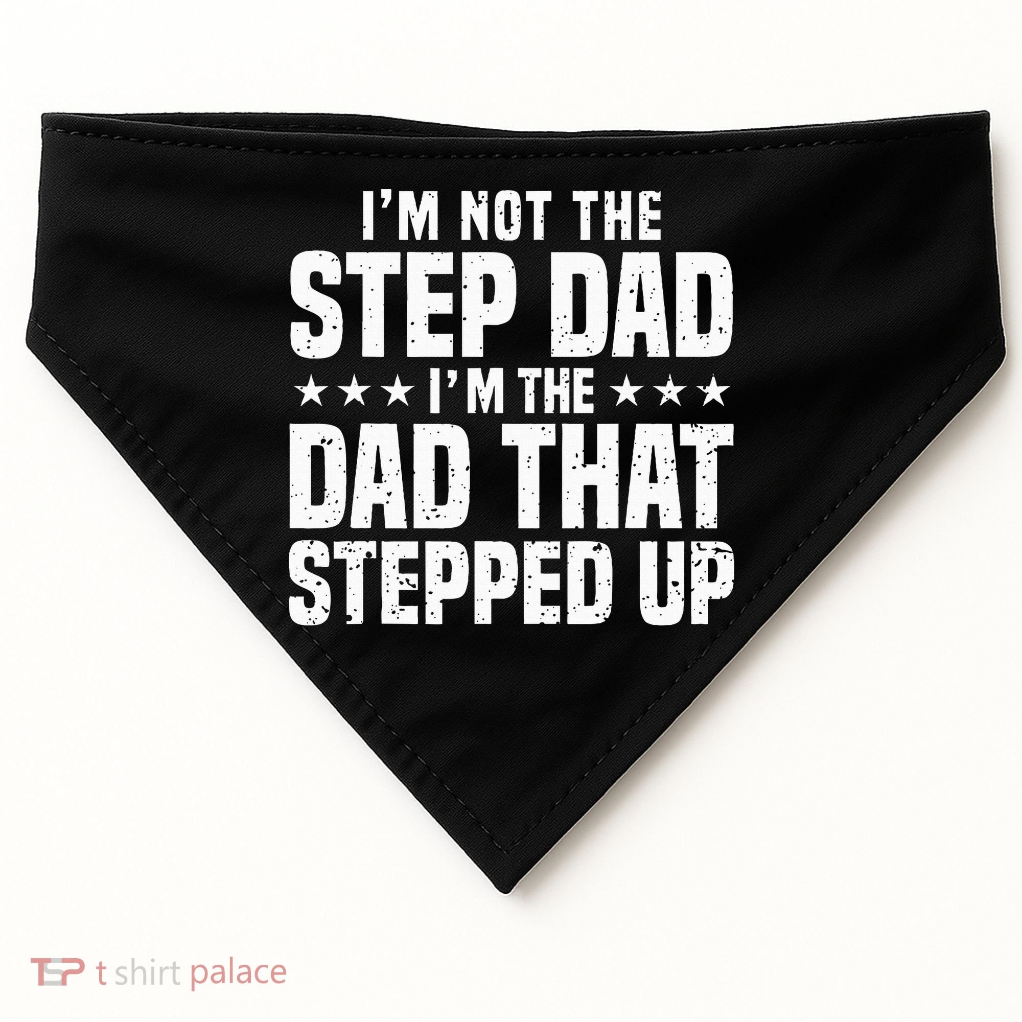 Cool Step Up Dad For Father Worlds Best Stepdad Ever USA-Made Doggie Bandana
