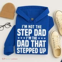 Cool Step Up Dad For Father Worlds Best Stepdad Ever Hoodie thumb 4