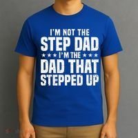 Cool Step Up Dad For Father Worlds Best Stepdad Ever T-Shirt thumb 3