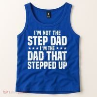 Cool Step Up Dad For Father Worlds Best Stepdad Ever Tank Top thumb 2
