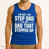 Cool Step Up Dad For Father Worlds Best Stepdad Ever Tank Top thumb 3