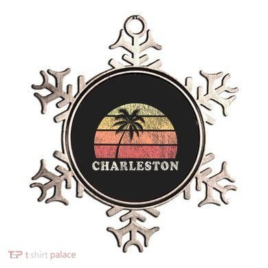 Charleston Sc Vintage 70s Retro Throwback Design Ornament