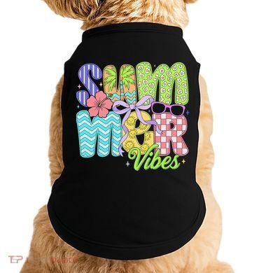 Coquette Summer Vibes Preppy Summer Retro Beach Trendy Doggie Tank