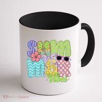 Coquette Summer Vibes Preppy Summer Retro Beach Trendy Coffee Mug thumb 1