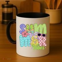 Coquette Summer Vibes Preppy Summer Retro Beach Trendy Coffee Mug thumb 4