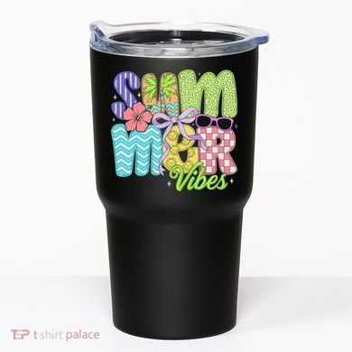 Coquette Summer Vibes Preppy Summer Retro Beach Trendy Tumbler