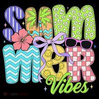 Coquette Summer Vibes Preppy Summer Retro Beach Trendy Ornament thumb 1