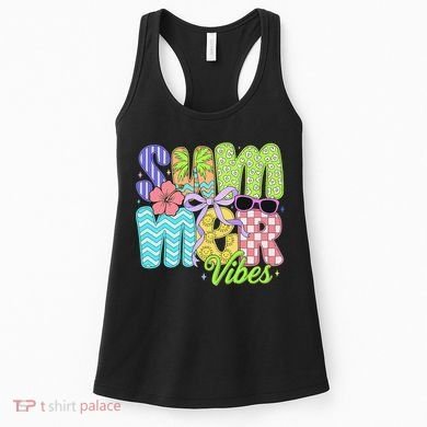 Coquette Summer Vibes Preppy Summer Retro Beach Trendy Women's Tank Top