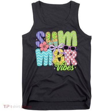 Coquette Summer Vibes Preppy Summer Retro Beach Trendy Tank Top