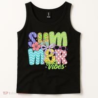 Coquette Summer Vibes Preppy Summer Retro Beach Trendy Tank Top thumb 2