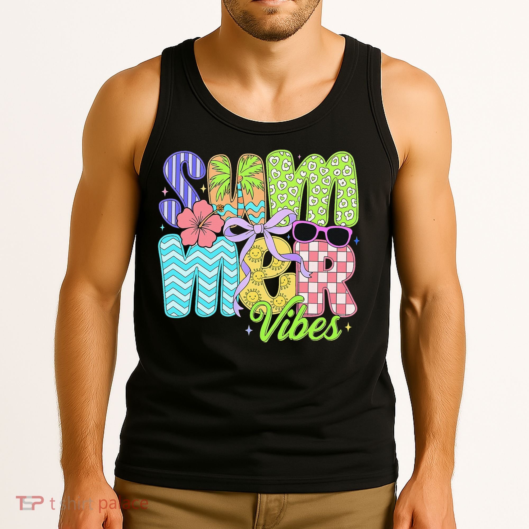 Coquette Summer Vibes Preppy Summer Retro Beach Trendy Tank Top