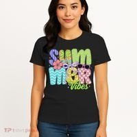 Coquette Summer Vibes Preppy Summer Retro Beach Trendy Women's T-Shirt thumb 4