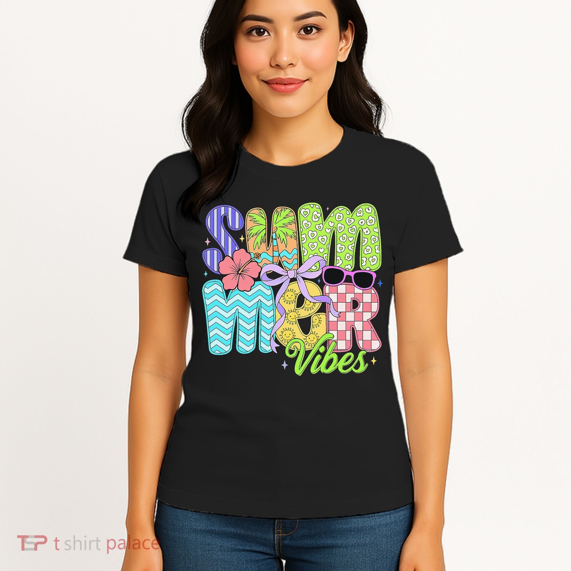 Coquette Summer Vibes Preppy Summer Retro Beach Trendy Women's T-Shirt