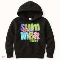 Coquette Summer Vibes Preppy Summer Retro Beach Trendy Kids Hoodie thumb 0