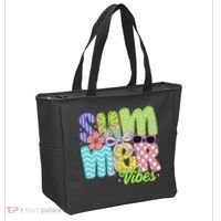 Coquette Summer Vibes Preppy Summer Retro Beach Trendy Tote Bag thumb 2