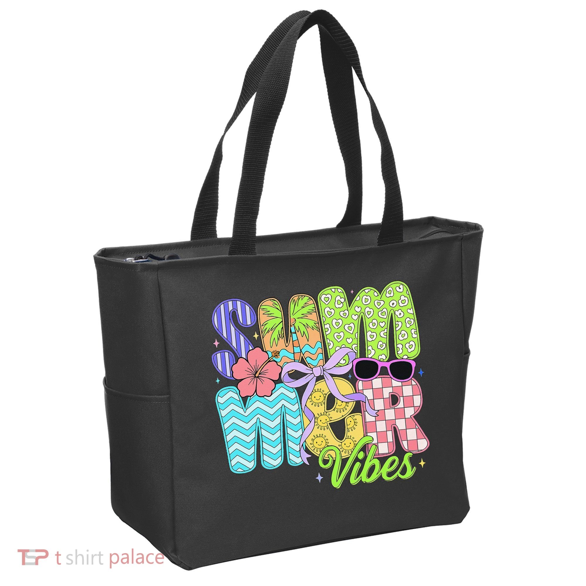 Coquette Summer Vibes Preppy Summer Retro Beach Trendy Tote Bag