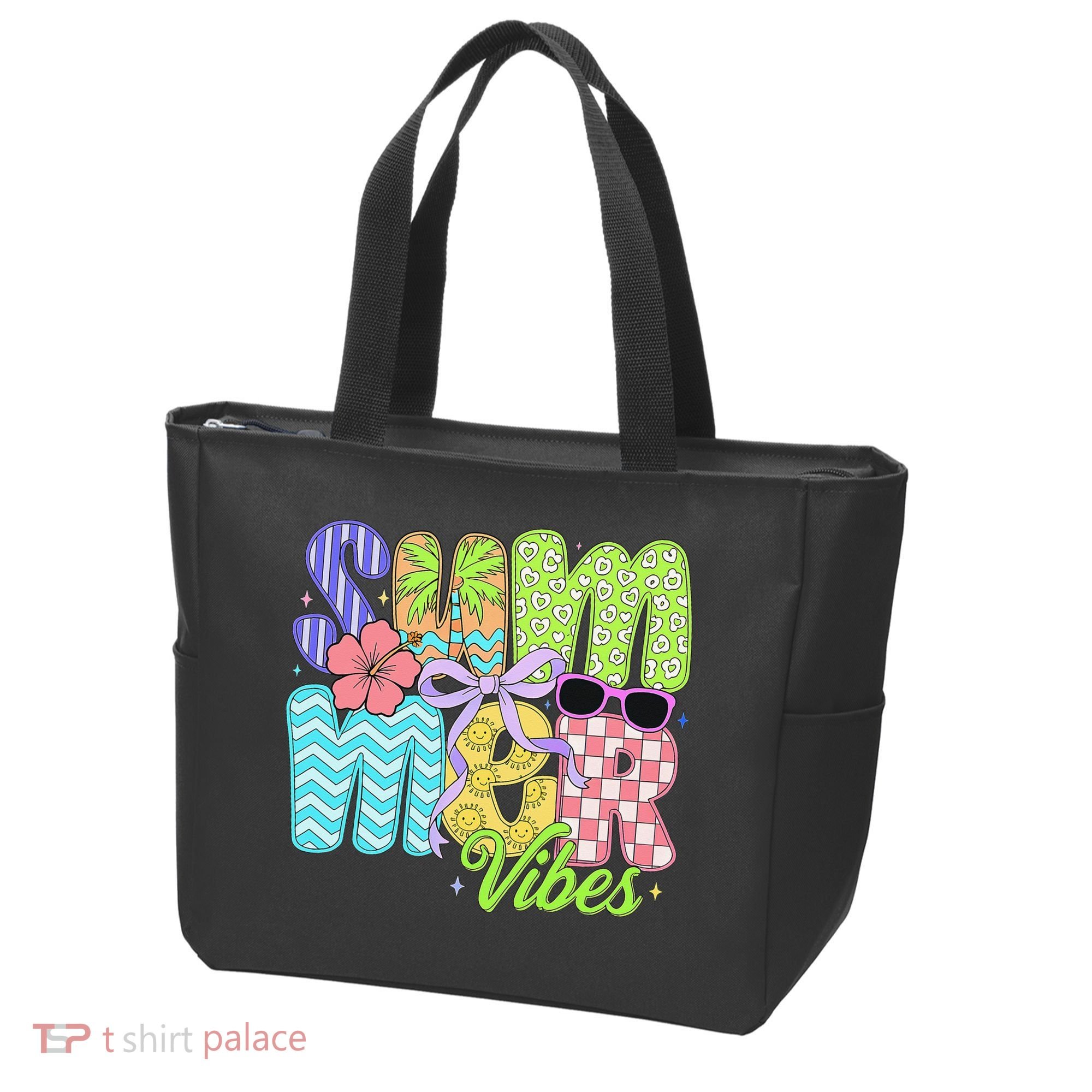 Coquette Summer Vibes Preppy Summer Retro Beach Trendy Tote Bag