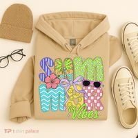 Coquette Summer Vibes Preppy Summer Retro Beach Trendy Hoodie thumb 4