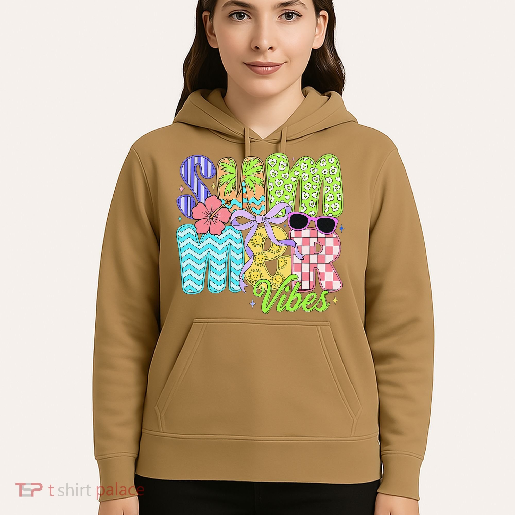 Coquette Summer Vibes Preppy Summer Retro Beach Trendy Hoodie