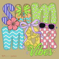 Coquette Summer Vibes Preppy Summer Retro Beach Trendy Hoodie thumb 7
