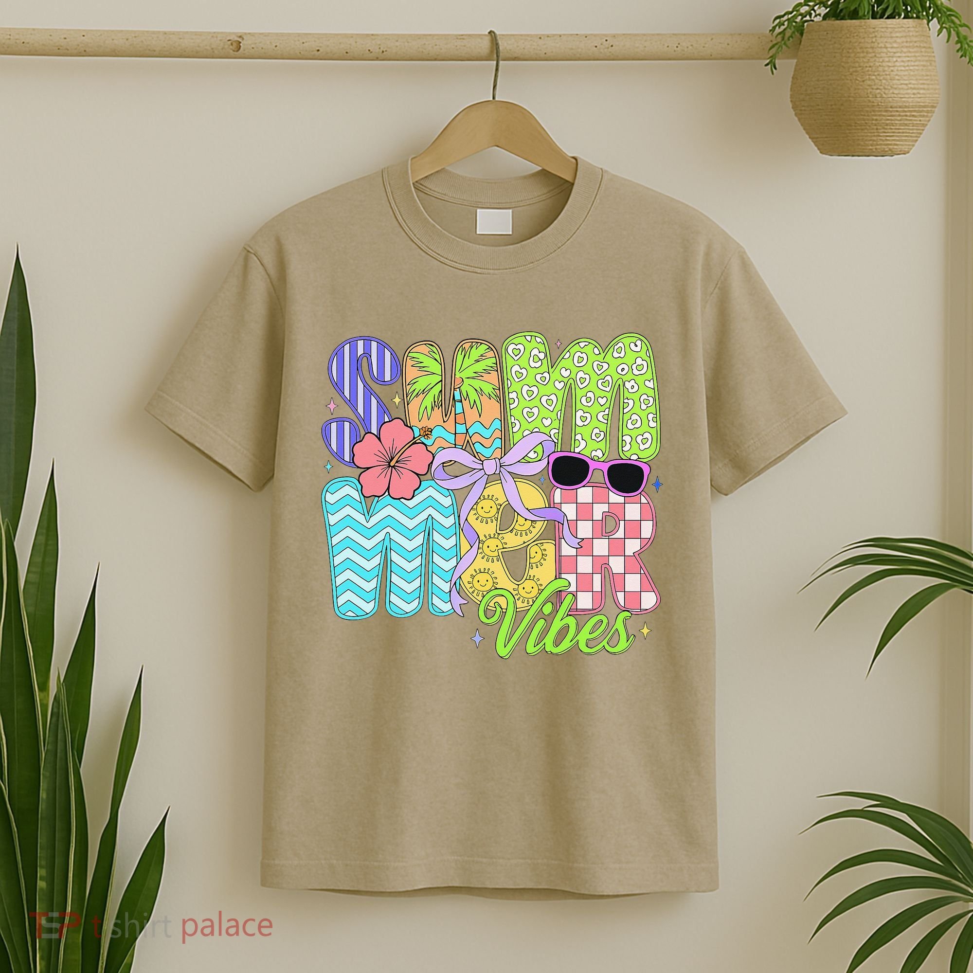 Coquette Summer Vibes Preppy Summer Retro Beach Trendy T-Shirt