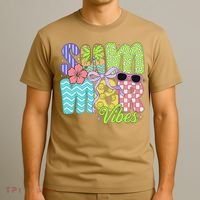 Coquette Summer Vibes Preppy Summer Retro Beach Trendy T-Shirt thumb 3