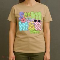 Coquette Summer Vibes Preppy Summer Retro Beach Trendy T-Shirt thumb 4