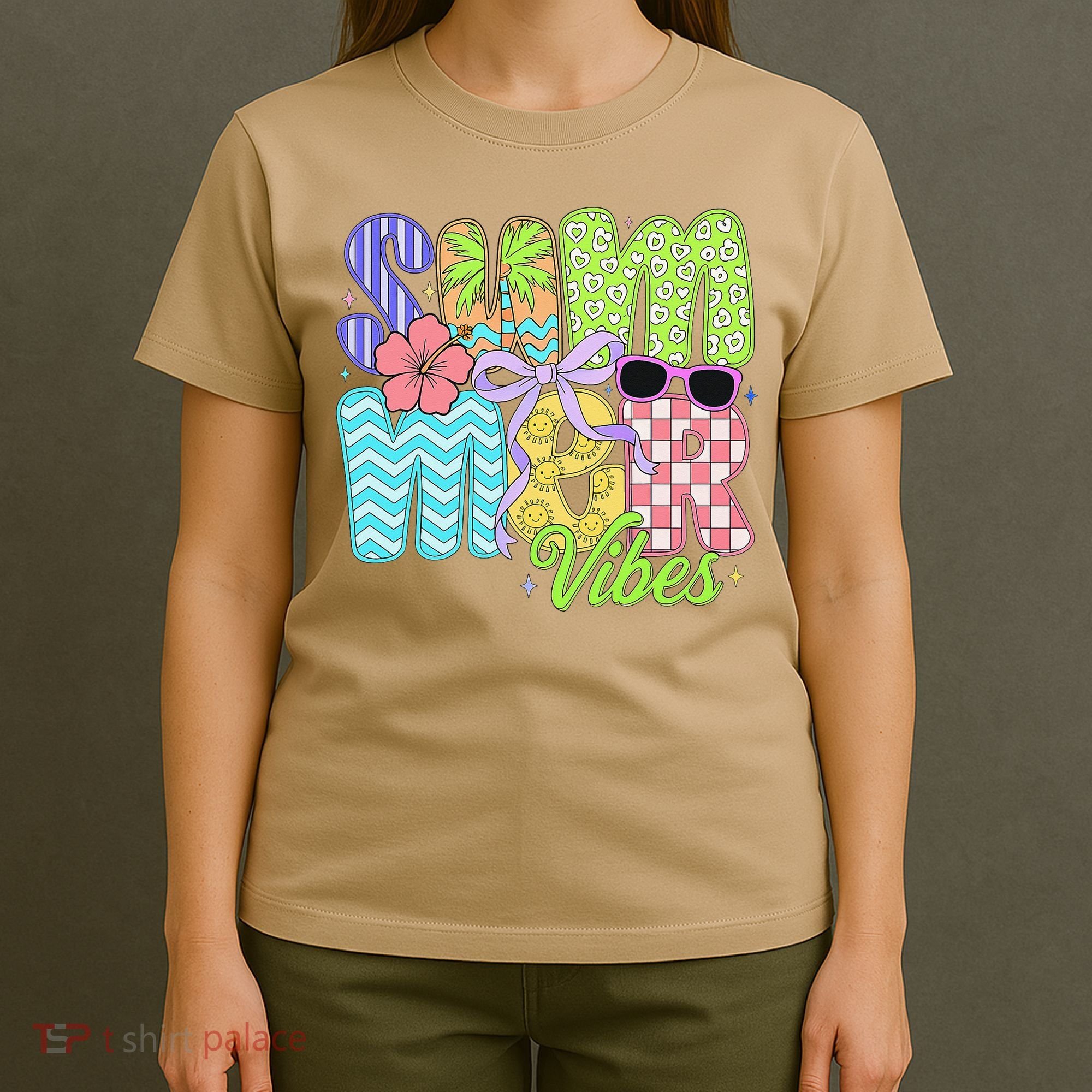 Coquette Summer Vibes Preppy Summer Retro Beach Trendy T-Shirt