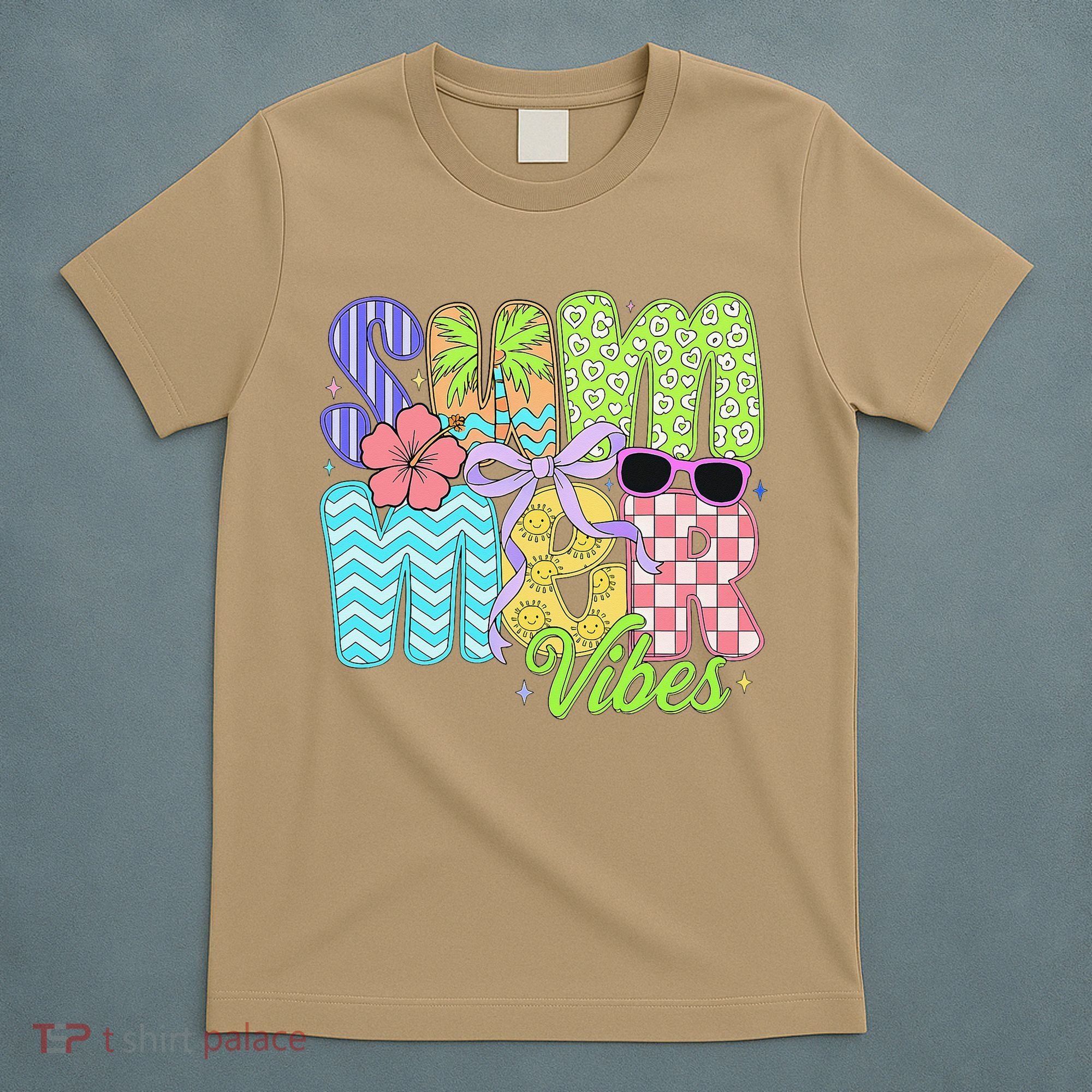 Coquette Summer Vibes Preppy Summer Retro Beach Trendy T-Shirt