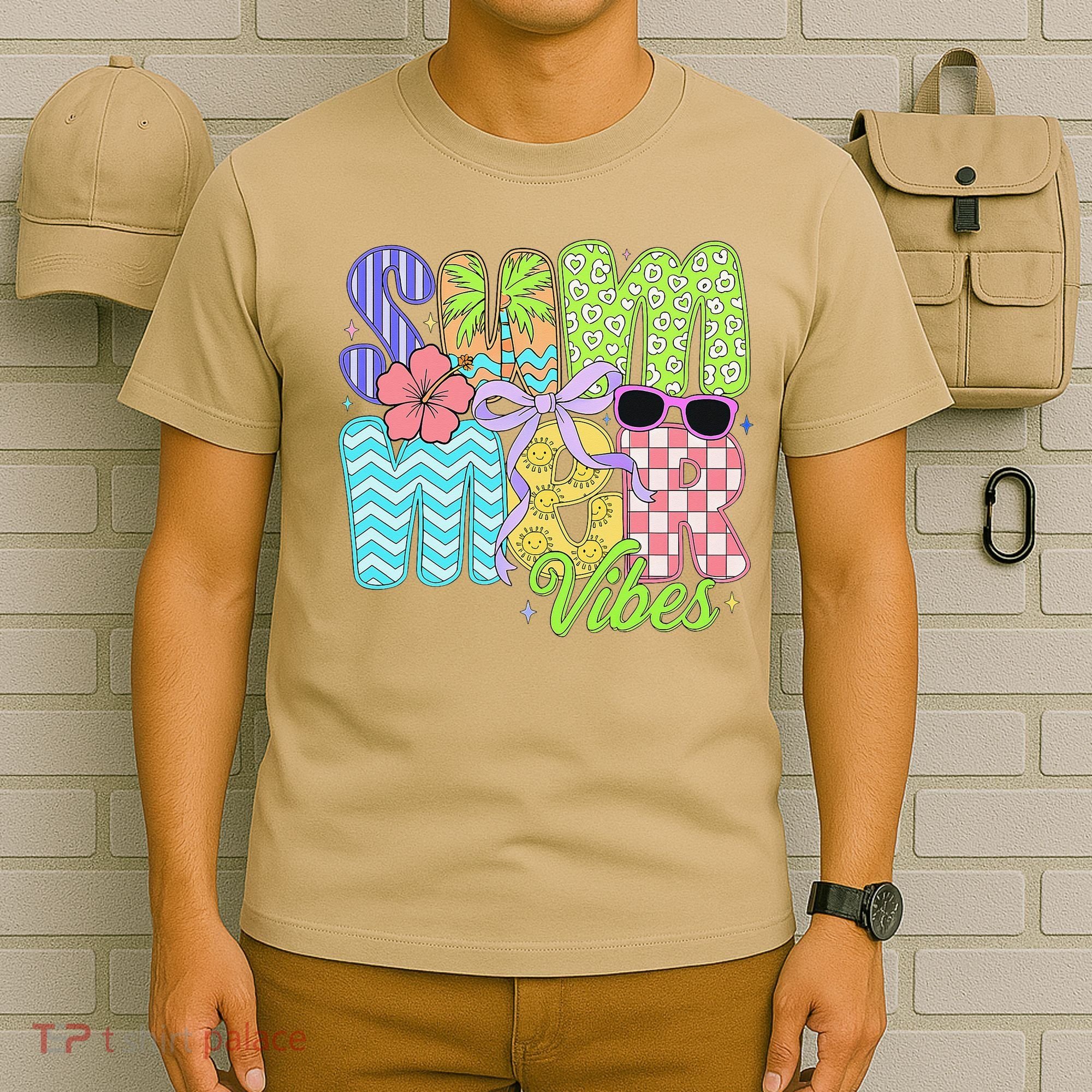 Coquette Summer Vibes Preppy Summer Retro Beach Trendy T-Shirt