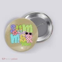 Coquette Summer Vibes Preppy Summer Retro Beach Trendy Button thumb 0