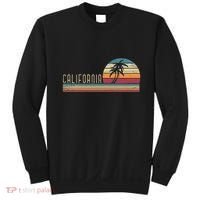 Cali Summer Vacation Ca Palm Trees Usa Retro California Sweatshirt thumb 0