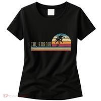 Cali Summer Vacation Ca Palm Trees Usa Retro California Women's T-Shirt thumb 0