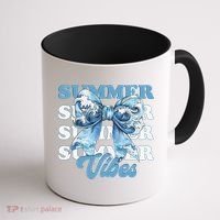 Coquette Summer Vibes Retro Style For Fun Loving Women Coffee Mug thumb 1