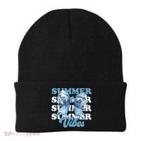Coquette Summer Vibes Retro Style For Fun Loving Women Beanie thumb 0