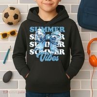 Coquette Summer Vibes Retro Style For Fun Loving Women Kids Hoodie thumb 2