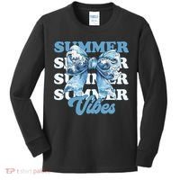 Coquette Summer Vibes Retro Style For Fun Loving Women Kids Long Sleeve Shirt thumb 0