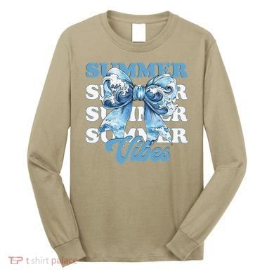 Coquette Summer Vibes Retro Style For Fun Loving Women Long Sleeve Shirt