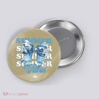 Coquette Summer Vibes Retro Style For Fun Loving Women Button thumb 0