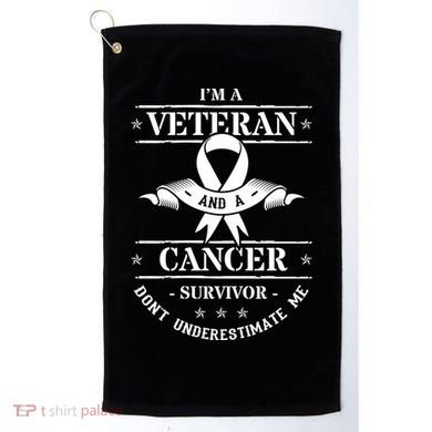 Cancer Survivor Veteran Chemotherapy Warrior Gift Golf Towel