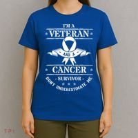 Cancer Survivor Veteran Chemotherapy Warrior Gift T-Shirt thumb 4