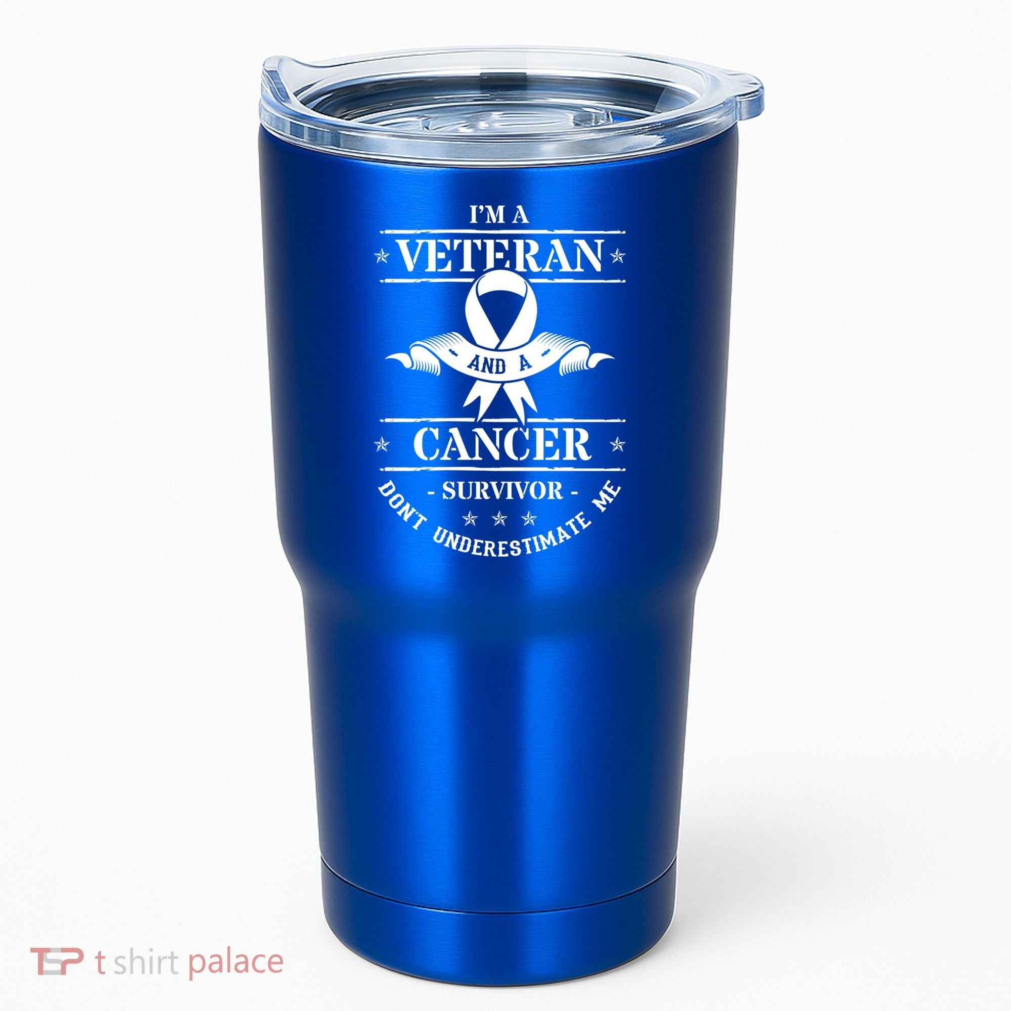 Cancer Survivor Veteran Chemotherapy Warrior Gift Tumbler