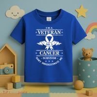 Cancer Survivor Veteran Chemotherapy Warrior Gift Toddler T-Shirt thumb 3