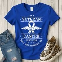 Cancer Survivor Veteran Chemotherapy Warrior Gift Women's T-Shirt thumb 3